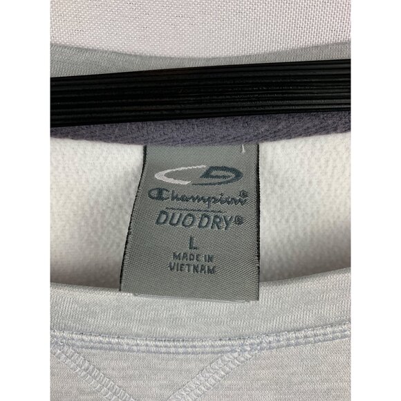 Champion Womens Duo Dry Sweatshirt L Light Gray - Picture 2 of 6